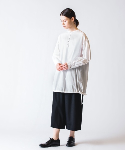 mizuiro ind ワイドシャツチュニック | mizuiro ind
