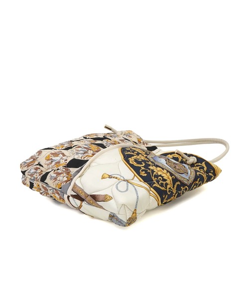 SMIR NASLI（サミールナスリ）の「ウ゛ィンテージシルクキルティングトートバッグ（トートバッグ・レディース・ブラック/ピンクベージュ・9）」の18枚目の写真