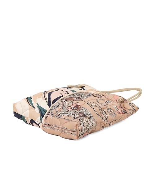 SMIR NASLI（サミールナスリ）の「ウ゛ィンテージシルクキルティングトートバッグ（トートバッグ・レディース・ブラック/ピンクベージュ・9）」の11枚目の写真