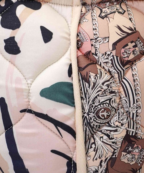 SMIR NASLI（サミールナスリ）の「ウ゛ィンテージシルクキルティングトートバッグ（トートバッグ・レディース・ブラック/ピンクベージュ・9）」の8枚目の写真