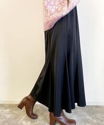 マーメイドサテンスカート