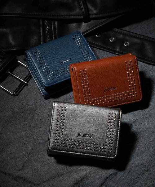 jouetie（ジュエティ）の「【jouetie/ジュエティ】マイクロスタッズ　三つ折りミニ財布（財布・レディース・ブラック/ダークグリーン/ネイビー/ブラウン/オリーブ/ピンク/シルバー/ゴールド/アイボリー/ラベンダー/ベージュ系その他/キャメル/ワイン・FREE）」の22枚目の写真