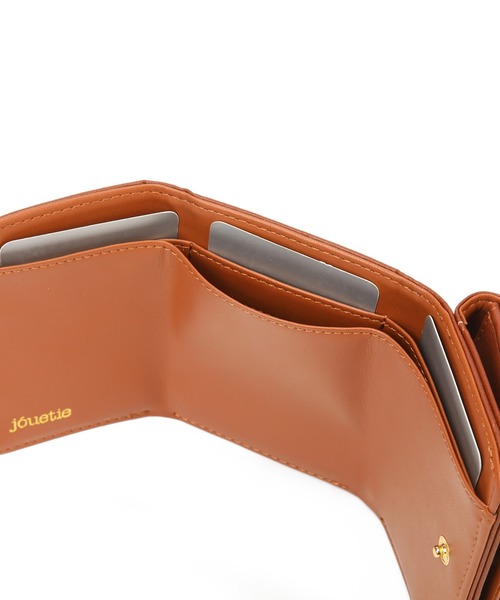 jouetie（ジュエティ）の「【jouetie/ジュエティ】マイクロスタッズ　三つ折りミニ財布（財布・レディース・ブラック/ダークグリーン/ネイビー/ブラウン/オリーブ/ピンク/シルバー/ゴールド/アイボリー/ラベンダー/ベージュ系その他/キャメル/ワイン・FREE）」の14枚目の写真