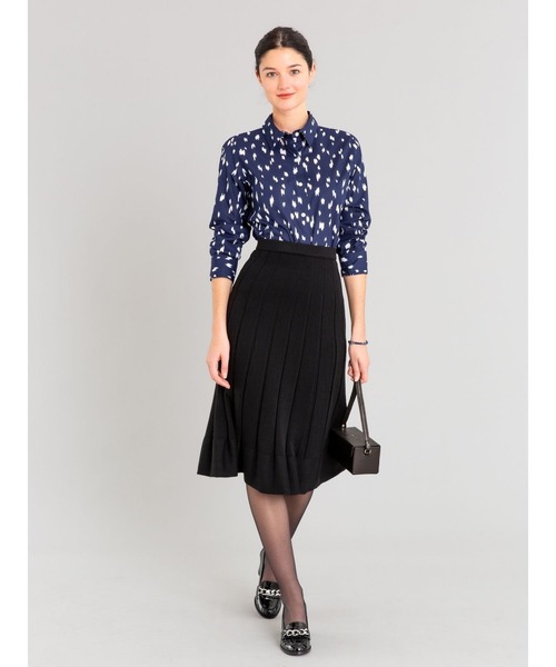 Lw96 Jupe ウールプリーツスカート