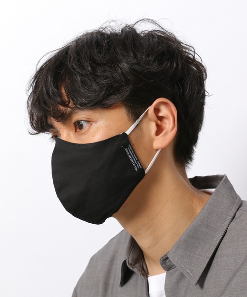 LAKOLE（ラコレ）の「ポケット付きオリジナルコットンマスク / 217805（マスク・レディース・グレー/ネイビー/ナチュラル/ブラック・LARGE/MEDIUM/X-LARGE）」の14枚目の写真