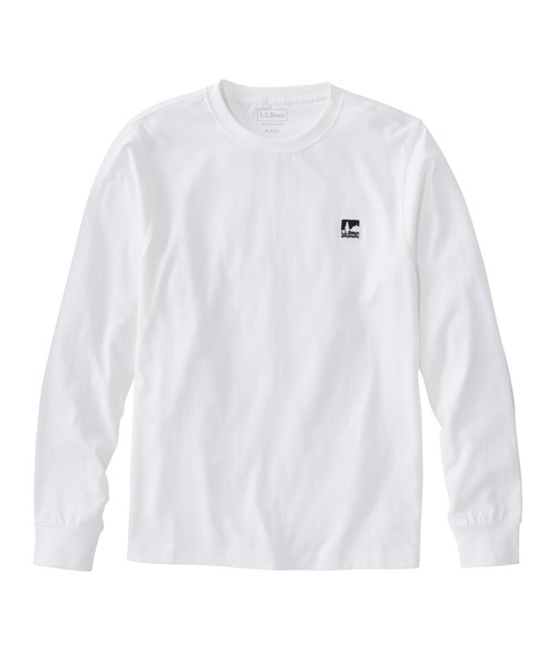 L.L.Bean(エルエルビーン)の「ジャパン・フィット ケアフリー・アンシュリンカブル・ティ、長袖 グラフィック(Tシャツ/カットソー・メンズ・ネイビー系/グレー系/グレー系1/ホワイト/ヘザーグレー/ホワイト系/ブラック/ネイビー/クリーム/ブラック系1/グレー系2/ネイビー系2/ネイビー系1/オリーブ系/ホワイト系1/ホワイト系2/ブラック系/ブラック系2/グレー系3/ネイビー系3/ホワイト系3/グレー系4/ネイビー系4/ホワイト系4/ブラック系3・SMALL/LARGE/MEDIUM/X-LARGE/XX-LARGE)」の4枚目の写真