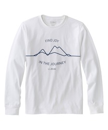 L.L.Bean | ジャパン・フィット ケアフリー・アンシュリンカブル・ティ、長袖 グラフィック(Tシャツ/カットソー)