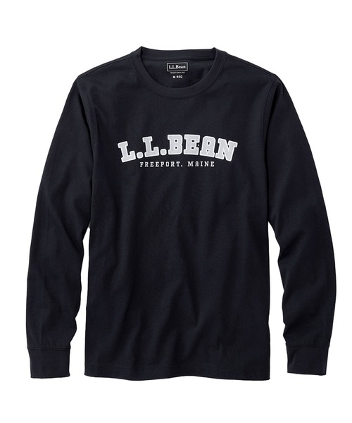 L.L.Bean(エルエルビーン)の「ジャパン・フィット ケアフリー・アンシュリンカブル・ティ、長袖 グラフィック(Tシャツ/カットソー・メンズ・ネイビー系/グレー系/グレー系1/ホワイト/ヘザーグレー/ホワイト系/ブラック/ネイビー/クリーム/ブラック系1/グレー系2/ネイビー系2/ネイビー系1/オリーブ系/ホワイト系1/ホワイト系2/ブラック系/ブラック系2/グレー系3/ネイビー系3/ホワイト系3/グレー系4/ネイビー系4/ホワイト系4/ブラック系3・SMALL/LARGE/MEDIUM/X-LARGE/XX-LARGE)」の11枚目の写真