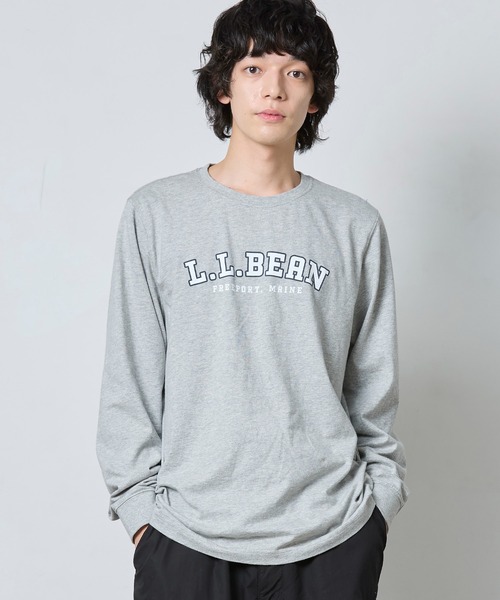 L.L.Bean(エルエルビーン)の「ジャパン・フィット ケアフリー・アンシュリンカブル・ティ、長袖 グラフィック(Tシャツ/カットソー・メンズ・ネイビー系/グレー系/グレー系1/ホワイト/ヘザーグレー/ホワイト系/ブラック/ネイビー/クリーム/ブラック系1/グレー系2/ネイビー系2/ネイビー系1/オリーブ系/ホワイト系1/ホワイト系2/ブラック系/ブラック系2/グレー系3/ネイビー系3/ホワイト系3/グレー系4/ネイビー系4/ホワイト系4/ブラック系3・SMALL/LARGE/MEDIUM/X-LARGE/XX-LARGE)」の17枚目の写真