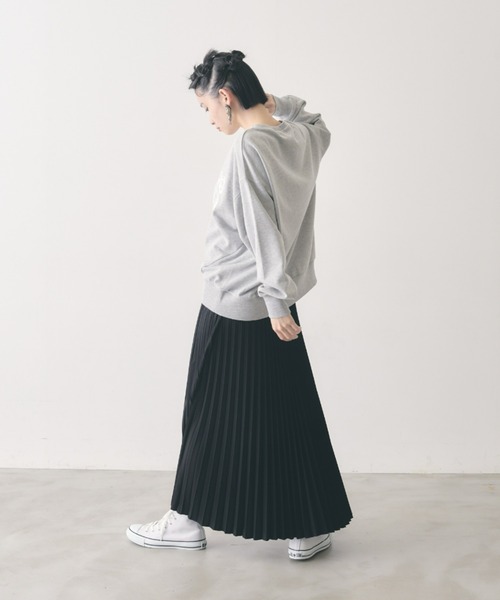 manana suerte(マニャーナスエルテ)の「ロングプリーツスカート(スカート・レディース・ブラック/レッド/ブルー/グリーン/オレンジ/グレー/カーキ/ピンク・FREE)」の15枚目の写真