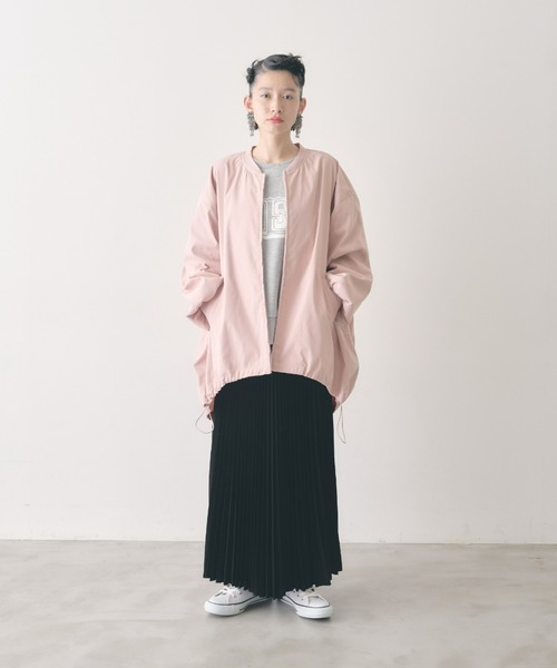 manana suerte(マニャーナスエルテ)の「ロングプリーツスカート(スカート・レディース・ブラック/レッド/ブルー/グリーン/オレンジ/グレー/カーキ/ピンク・FREE)」の16枚目の写真