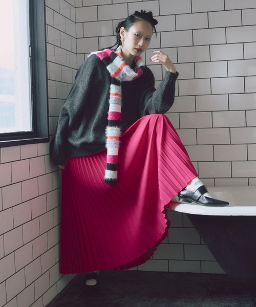 manana suerte（マニャーナスエルテ）の「ロングプリーツスカート