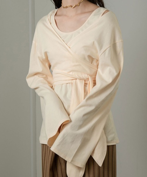 Amiur(エミレ)の「cache coeur lady tops(その他トップス・レディース・ベージュ/ブラウン/アイボリー・FREE)」の19枚目の写真