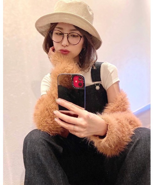 14+（イチヨンプラス）の「コーデュロイバケットハット（ハット・レディース・ブラック/モカ/ベージュ・LARGE/MEDIUM）」の11枚目の写真