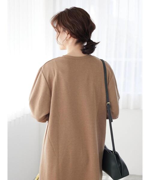 Green　Parks（グリーンパークス）の「バルーンスリーブティアードワンピース＊（ワンピース・レディース・ブラック/ベージュ・FREE）」の8枚目の写真