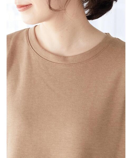 Green　Parks（グリーンパークス）の「バルーンスリーブティアードワンピース＊（ワンピース・レディース・ブラック/ベージュ・FREE）」の4枚目の写真