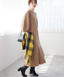 バルーンスリーブティアードワンピース＊