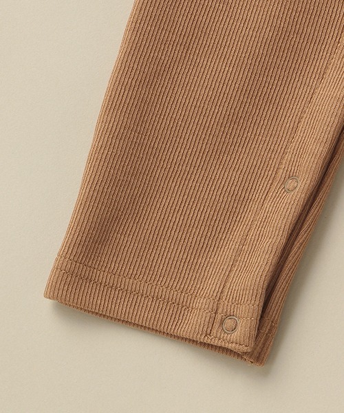 Love&Peace&Money（ラブアンドピースアンドマネー）の「星柄ジャカードカバーオール（ロンパース・キッズ・チャコール/ライトグレー・80ｃｍ/70cm）」の9枚目の写真