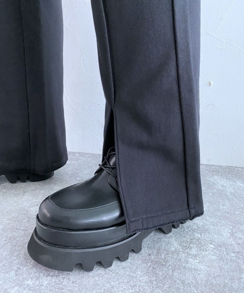 HARE(ハレ)の「センタースリットスウェットパンツ(HARE)(スウェットパンツ・レディース・ブラック/アイボリー・FREE)」の13枚目の写真