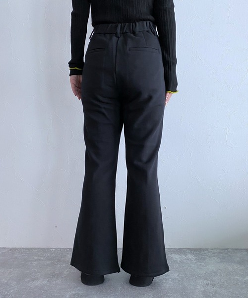 HARE(ハレ)の「センタースリットスウェットパンツ(HARE)(スウェットパンツ・レディース・ブラック/アイボリー・FREE)」の15枚目の写真