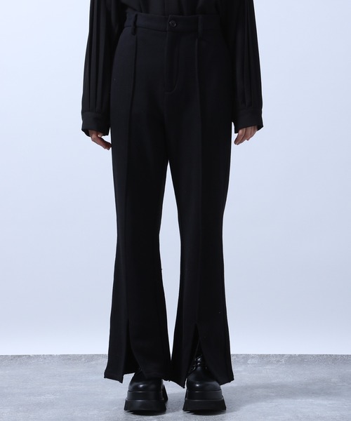 HARE(ハレ)の「センタースリットスウェットパンツ(HARE)(スウェットパンツ・レディース・ブラック/アイボリー・FREE)」の19枚目の写真