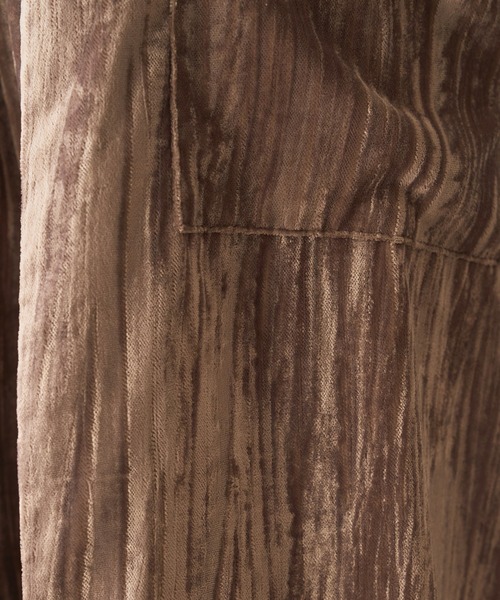 DISCOAT(ディスコート)の「ヨウリュウベロアロングガウン(その他アウター・レディース・モカ/イエロー・FREE)」の16枚目の写真