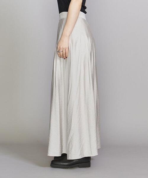 BEAUTY&YOUTH UNITED ARROWS（ビューティーアンドユースユナイテッドアローズ）の「BY タックボリューム マキシスカート（スカート・レディース・ブラック/ナチュラル/ケリー・S/M）」の12枚目の写真