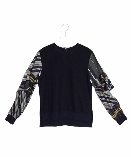 DOLLUPOOPS（ドールアップウップス）の「ストライプパッチワークプリントスリーブトップス（Tシャツ/カットソー・レディース・カーキ/マルチ・38）」の20枚目の写真