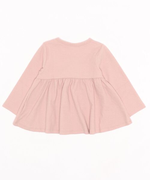 petit main（プティマイン）の「【リンク】花レースカットチュニック（チュニック・キッズ・アイボリー/ピンク/ライトブルー/チャコール・80ｃｍ/90cm/100cm/110cm/120cm/130cm）」の5枚目の写真