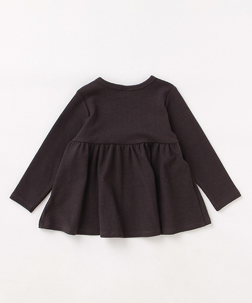 petit main（プティマイン）の「【リンク】花レースカットチュニック（チュニック・キッズ・アイボリー/ピンク/ライトブルー/チャコール・80ｃｍ/90cm/100cm/110cm/120cm/130cm）」の8枚目の写真