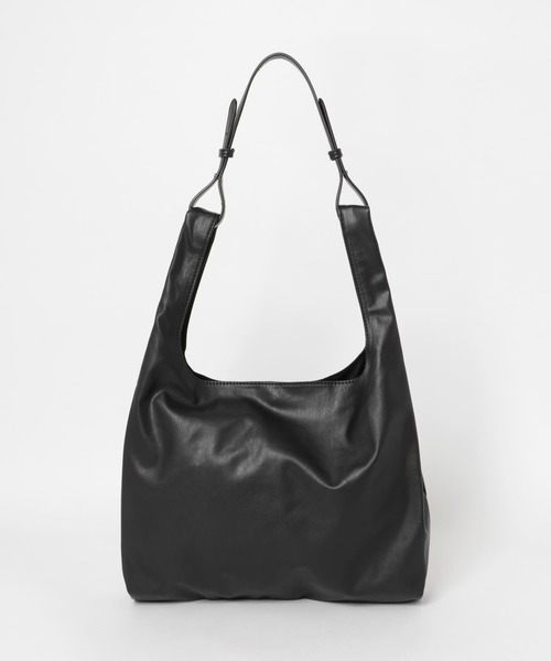 SENSE OF PLACE by URBAN RESEARCH(センスオブプレイスバイアーバンリサーチ)の「フェイクレザーマルシェバッグ(トートバッグ・メンズ・ブラック/ブラウン・ONE)」の7枚目の写真