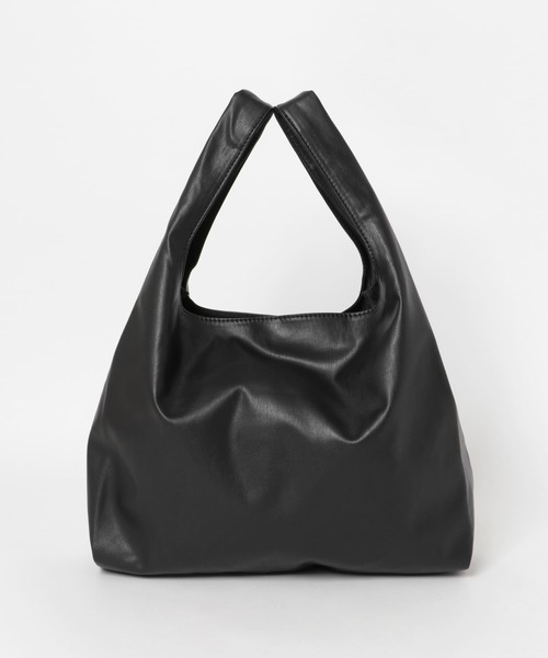 SENSE OF PLACE by URBAN RESEARCH(センスオブプレイスバイアーバンリサーチ)の「フェイクレザーマルシェバッグ(トートバッグ・メンズ・ブラック/ブラウン・ONE)」の8枚目の写真