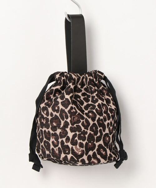 Lugnoncure（ルノンキュール）の「アソート柄巾着バッグ（ハンドバッグ・レディース・ベージュ/ブラウン・ﾌﾘ-）」の3枚目の写真