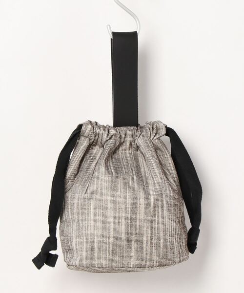 Lugnoncure（ルノンキュール）の「アソート柄巾着バッグ（ハンドバッグ・レディース・ベージュ/ブラウン・ﾌﾘ-）」の9枚目の写真