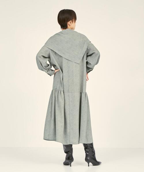 BRACTMENT(ブラクトメント)の「<BRACTMENT(ブラクトメント)>BM スカーフセット プリントワンピース(ワンピース・レディース・ブラック/ケリー・FREE)」の14枚目の写真