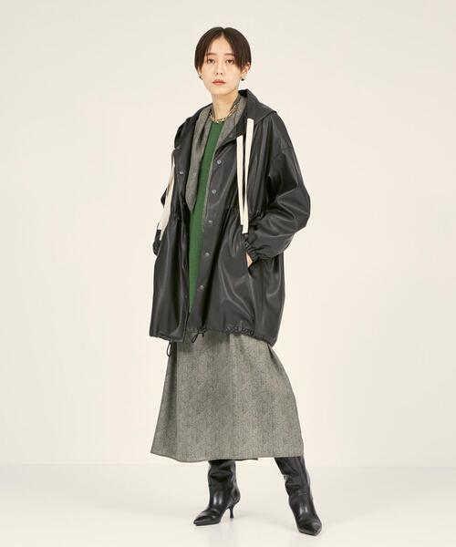 BRACTMENT(ブラクトメント)の「<BRACTMENT(ブラクトメント)>BM スカーフセット プリントワンピース(ワンピース・レディース・ブラック/ケリー・FREE)」の19枚目の写真