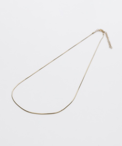 silver925 × ciite' （シルバーキューニーゴシーテ）の「シルバー925 スネークチェーンネックレス（ネックレス・レディース・シルバー/ゴールド・FREE）」の7枚目の写真