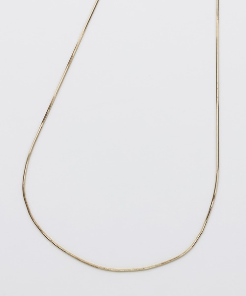 silver925 × ciite' （シルバーキューニーゴシーテ）の「シルバー925 スネークチェーンネックレス（ネックレス・レディース・シルバー/ゴールド・FREE）」の10枚目の写真