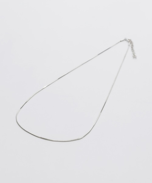 silver925 × ciite' （シルバーキューニーゴシーテ）の「シルバー925 スネークチェーンネックレス（ネックレス・レディース・シルバー/ゴールド・FREE）」の6枚目の写真