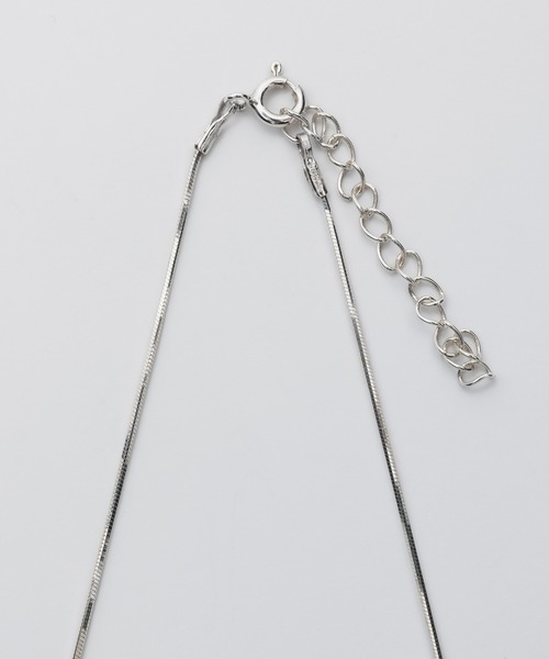 silver925 × ciite' （シルバーキューニーゴシーテ）の「シルバー925 スネークチェーンネックレス（ネックレス・レディース・シルバー/ゴールド・FREE）」の5枚目の写真