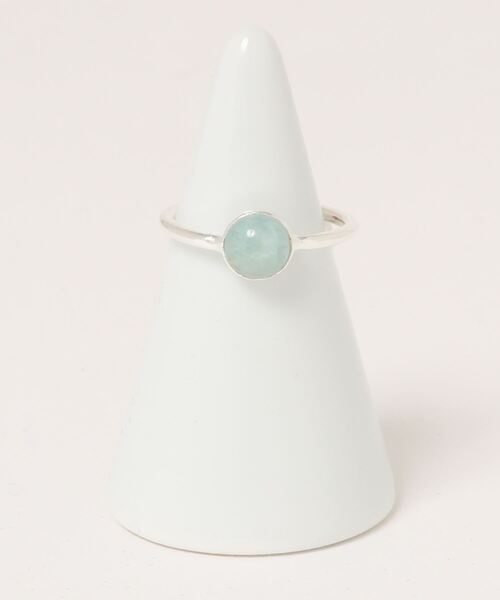 チャイハネ(チャイハネ)の「【チャイハネ】シルバー925 パウワリング(リング・レディース・パープル/ターコイズブルー/その他/ボルドー/ホワイト系その他/アクア・#13/#11)」の3枚目の写真