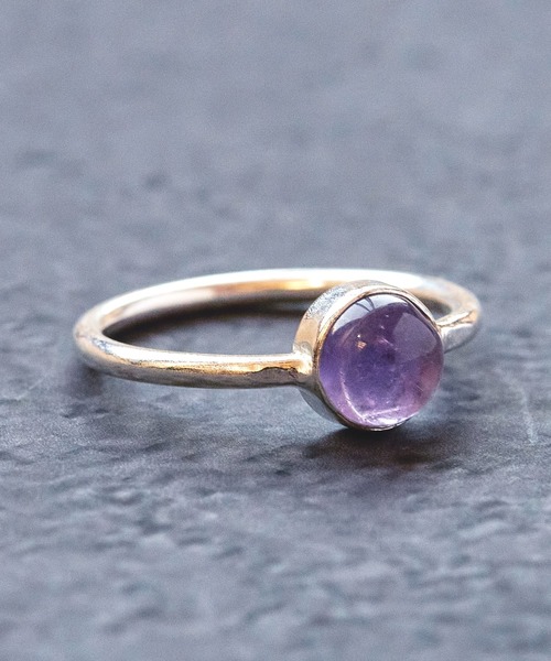 チャイハネ(チャイハネ)の「【チャイハネ】シルバー925 パウワリング(リング・レディース・パープル/ターコイズブルー/その他/ボルドー/ホワイト系その他/アクア・#13/#11)」の4枚目の写真