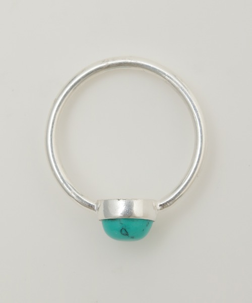 チャイハネ(チャイハネ)の「【チャイハネ】シルバー925 パウワリング(リング・レディース・パープル/ターコイズブルー/その他/ボルドー/ホワイト系その他/アクア・#13/#11)」の7枚目の写真