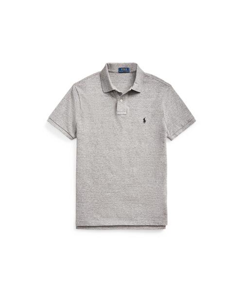 POLO RALPH LAUREN(ポロ ラルフ ローレン)の「カスタム スリム フィット メッシュ ポロ シャツ(ポロシャツ・メンズ・グレー系・S/M/L/XL/XS/XXL)」の2枚目の写真