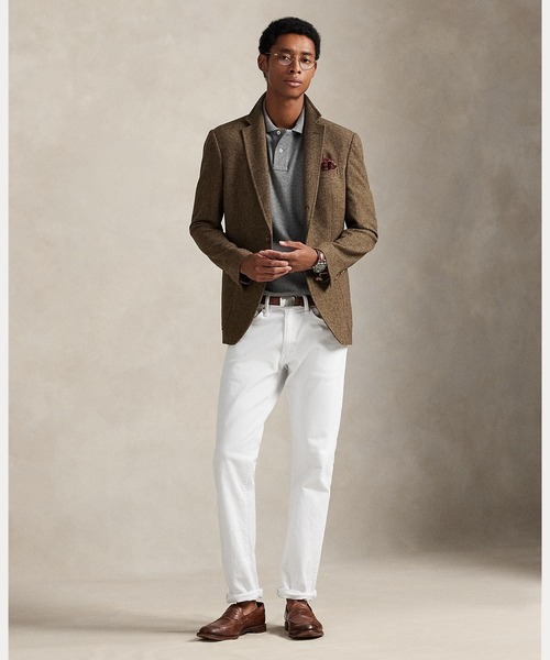 POLO RALPH LAUREN(ポロ ラルフ ローレン)の「カスタム スリム フィット メッシュ ポロ シャツ(ポロシャツ・メンズ・グレー系・S/M/L/XL/XS/XXL)」の5枚目の写真