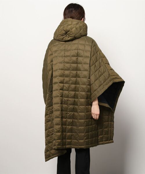 TAION（タイオン）の「【WEB限定】[TAION/タイオン] マウンテンダウンポンチョ（ポンチョ・レディース・ブラック/カーキ・ONE SIZE）」の18枚目の写真