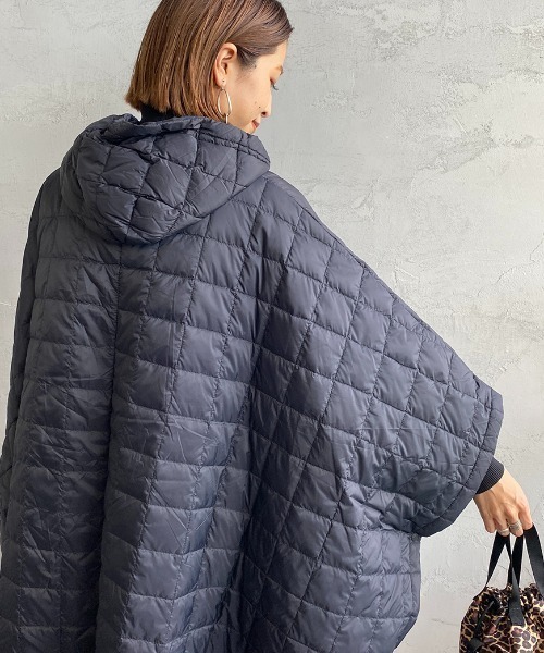 TAION（タイオン）の「【WEB限定】[TAION/タイオン] マウンテンダウンポンチョ（ポンチョ・レディース・ブラック/カーキ・ONE SIZE）」の22枚目の写真