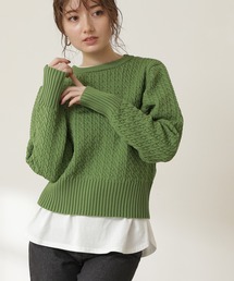 N.（N. Natural Beauty Basic） | ケーブルニット(ニット/セーター)