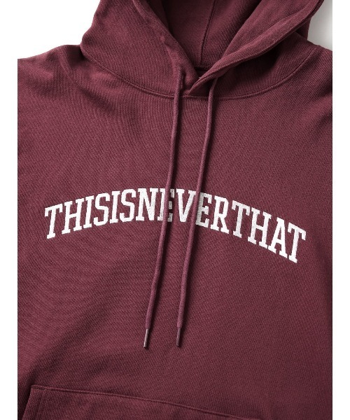 thisisneverthat 紫色 Lサイズ パーカー パープル（紫）系 thisisneverthat(ディスイズネバーザット