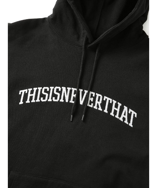 thisisneverthat（ディスイズネバーザット）の「ARCH-LOGO HOODIE（パーカー・メンズ・ネイビー/グレー/ブラック/ヘザーグレー/グリーン系その他/バーガンディー・M/L/XL/S）」の13枚目の写真
